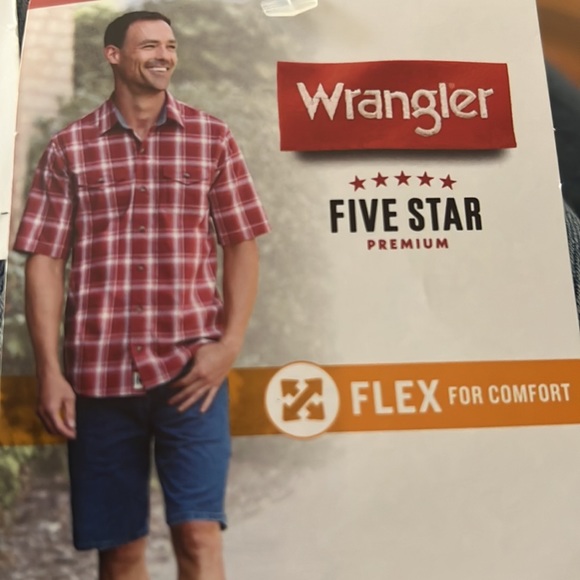 Wrangler Men’s Five Star Premium 5 Pocket Denim Jeans. Flex Comfort. NWT. 46” - Picture 7 of 7